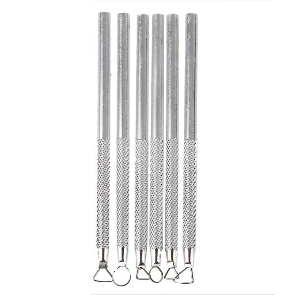 Set 6 Pcs Aluminum Clay Sculpting Tools