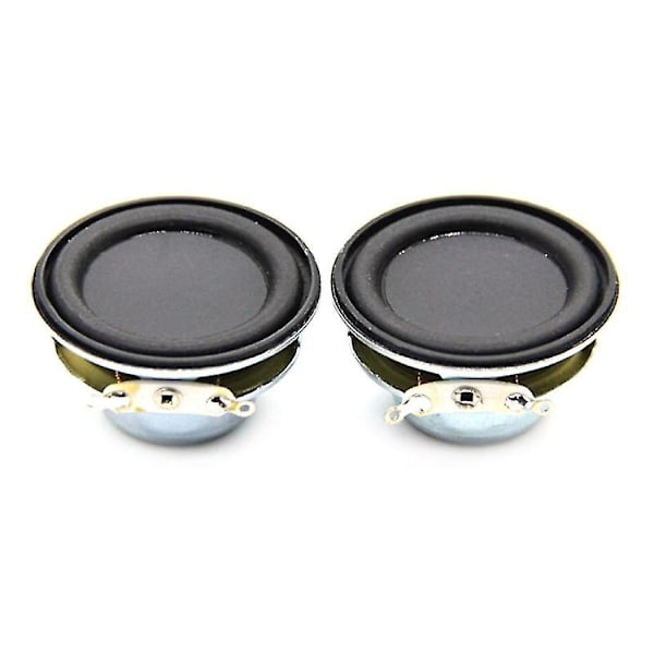 2 stk. Audiohøyttaler 4 5w 40mm 1,5 Tommers Full Range Multimediahøyttaler Høyttaler Diy Lyd Minihøyttaler Teater