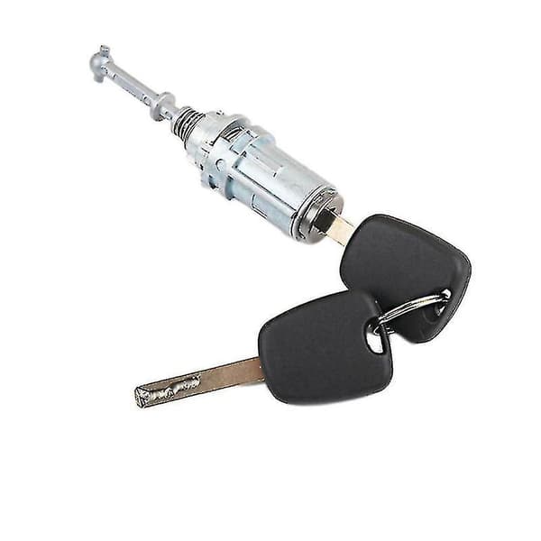 Kryc-front Vänster Dörrlås Cylinder För Citroen C2 C3 2002-2010 Med 2 Nycklar
