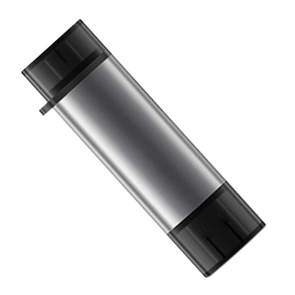 Kortlæser 2-i-1 Multifunktionel Højhastigheds Universal Driverfri Dataoverførsel Bærbar USB 3.0 Type-C SD-kort TF Flash OTG Kortlæser