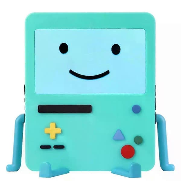 SWITCH BMO STÄLL Söt Tecknad Flerfärgad Silikon Handhållen Spelskärmsstöd Style E