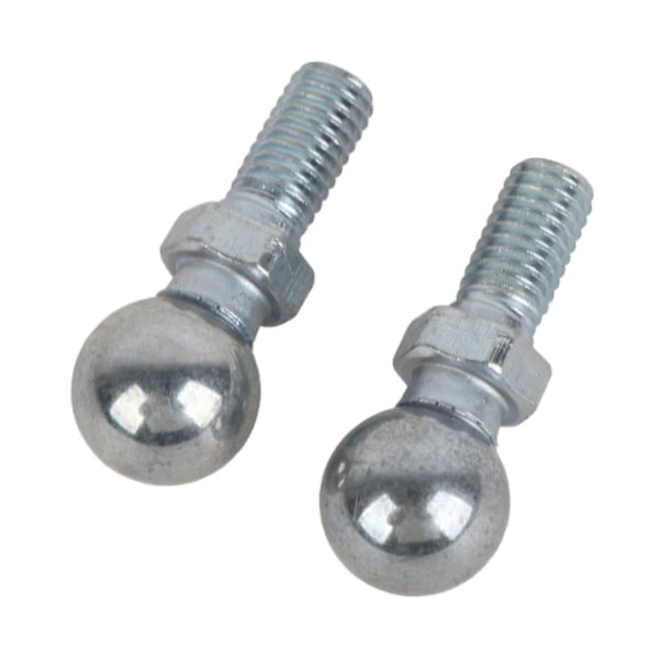 2 stk Bil Jernkule Stud Bolt M8 for Gassdempere Kuleformet Panser