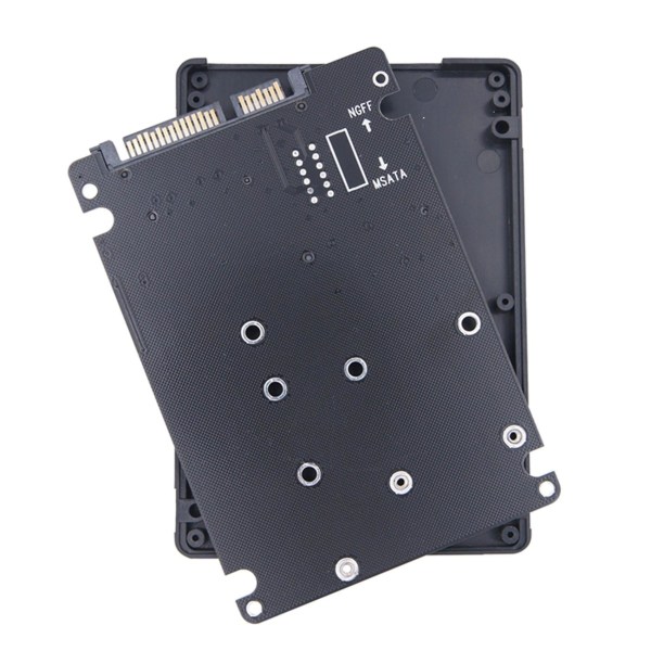 M.2 NGFF MSATA SSD - SATA 3.0 -sovitinkortti 2 in 1 -muunninkortti M.2 SSD -sovitinkortti Ulkoinen