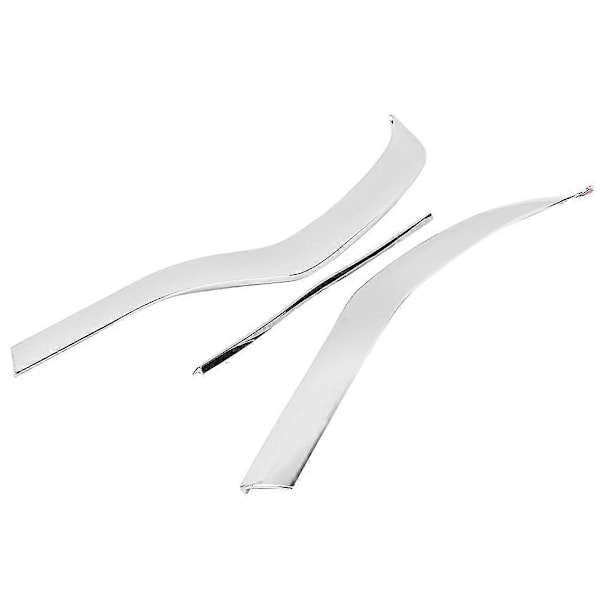 3 stk ABS Krom Frontfangerplate Passer til Benz E-klasse W213 2016-2019 Biltilbehør