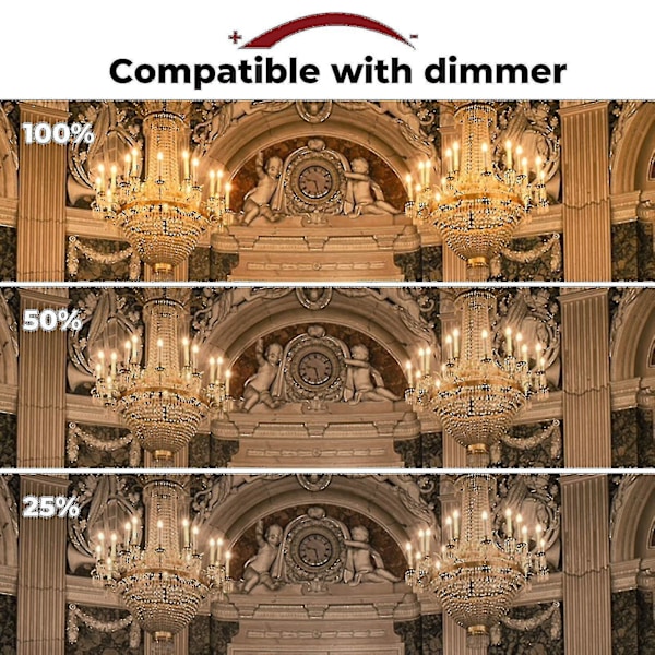 42w E14 C35 dæmpbar halogenpære Ac 220-240v varm hvid 2700k E14 gennemsigtig halogen stearinlyspære (10stk)