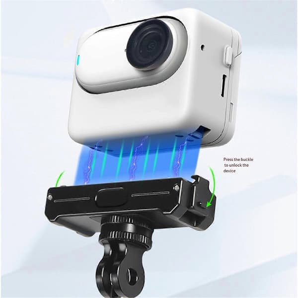 Magnetisk Mount Quick Release Tripod Adapter med USB-opladning til /GO 3 3S Thumb Camera Bracket Mag
