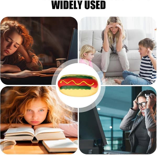 Stress Fidget Legetøj | Strækbart Legetøj | Squishy Legetøj | Pølseformet Fidget Hotdog