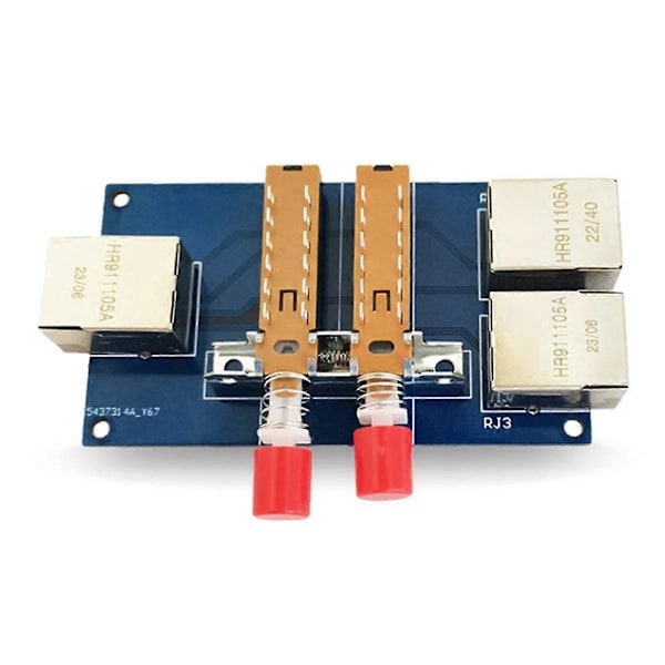 Nätverksport Switch 2-Portars Rj45 Intern och Extern Switchkabel Bredband 2-In-1-Ut Nätverksport Splitter Modul