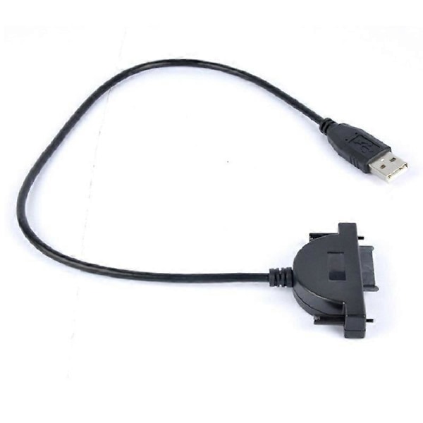Notebook optisk enhet SATA till USB enkel drivenhet extern optisk enhetslåda överföringskabel USB extern 7+6 konverteringslinje