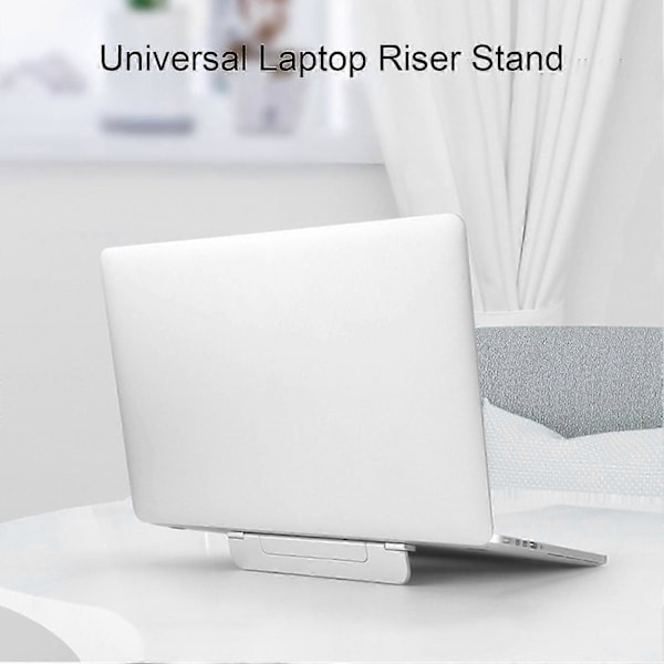 Laptop Base Bred Anvendelse To Gear Justerbar Foldbar Stærk Bæreevne Skridsikker Solid Støtte Bærbar Usynlig Laptop Beslag Stand