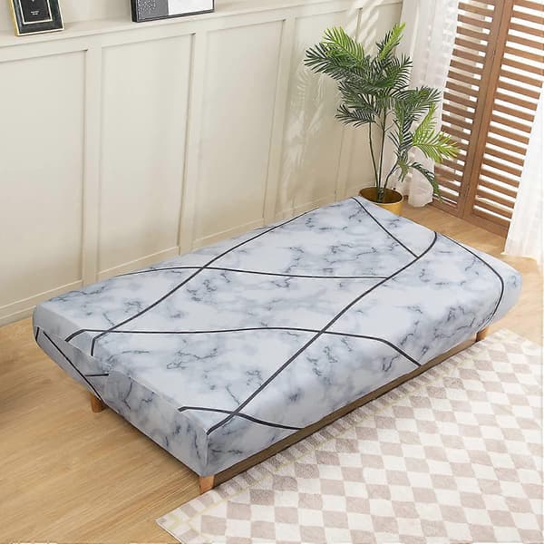 Sofföverdrag Utan Armstöd för Bäddsoffa Utan Armstöd, 190-210cm