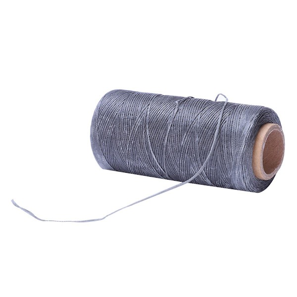 2x 260m 150d 1mm Läder Sytråd Vaxad Tråd Handnål Snöre Hantverk Diy Ny Färg: Mörkbrun &