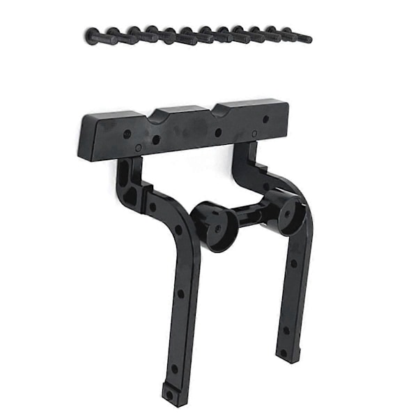 RC-auton etupuskurin kiinnityssarja 1/12 H12Y H12Y+ RC-auton päivitystarvikkeisiin, musta