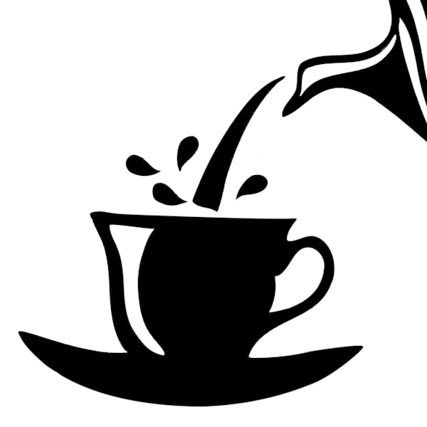 Kreativ DIY Akryl Kaffe Kop Tekande 3D Vægur Dekorativ Køkken Vægur Stue Din