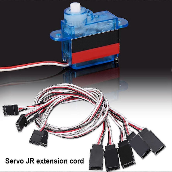 5st Servo Förlängningskabel Set för JR / FUTABA - RC Tillbehör