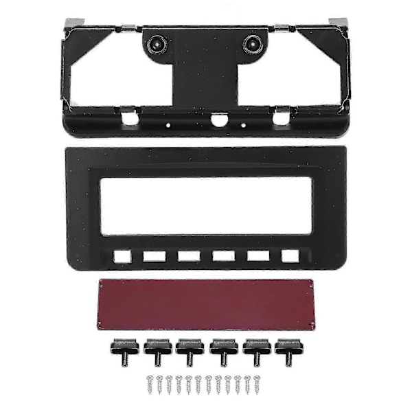2Din Radio Stereo Fascia Ramme Dash CD Panel Trim Erstatning for Mitsubishi Pajero Sport 2010