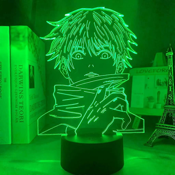 SBSG LED Nattlampe Anime Satoru Gojo Lampe Jujutsu Kaisen LED Nattlampe for Barn Bursdagsgave Jujutsu Kaisen Satoru Gojo 3D Lampe