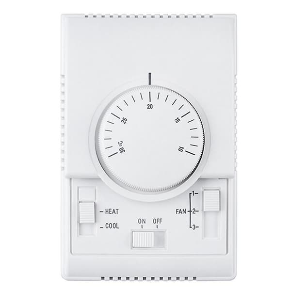 MT01 220VAC Mekanisk Termostat til Rum Aircondition Ventilator Coil Termostat Temperaturregulator W