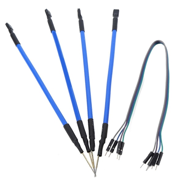 4 st/set LED BDM-ram 4 Prober Pennor med Anslutningskabel Passar för Ktag Kess V2 Fgtech BDM100
