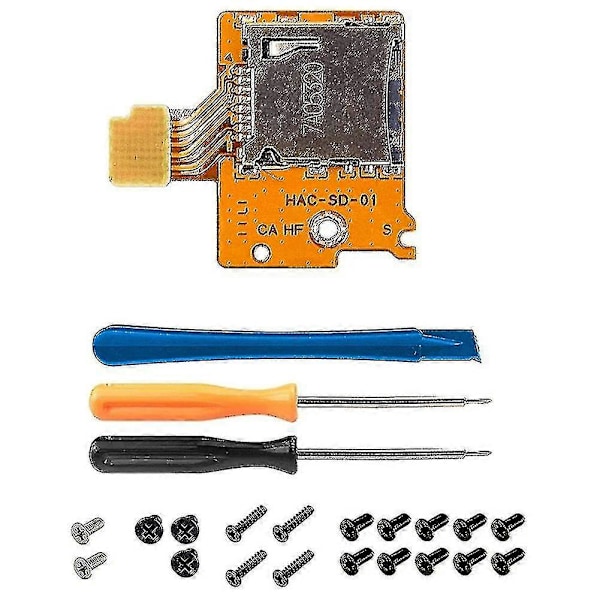 SD-kortspor Erstatningsreparasjonssett Reparasjonsdeler For Ns Tf SD-kortspor