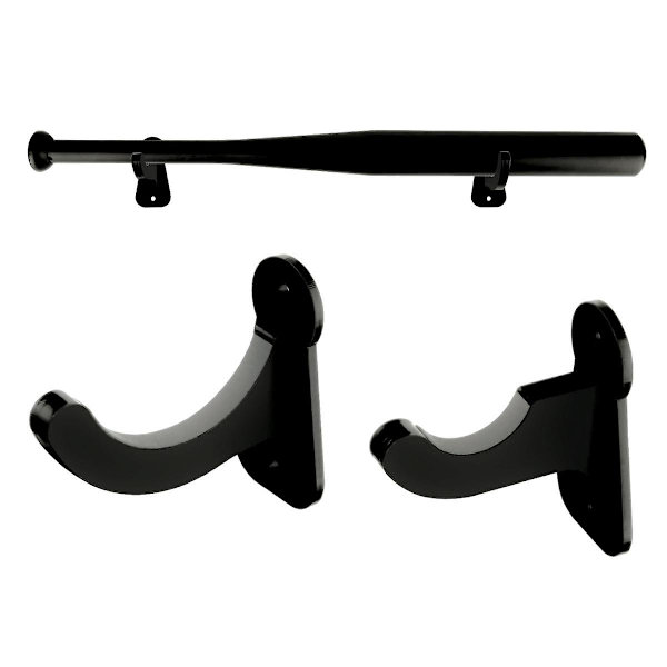 1 Par Akryl Baseball Væghængt Holder Baseball Bat Display Softball Bats Stativ Samling Brac