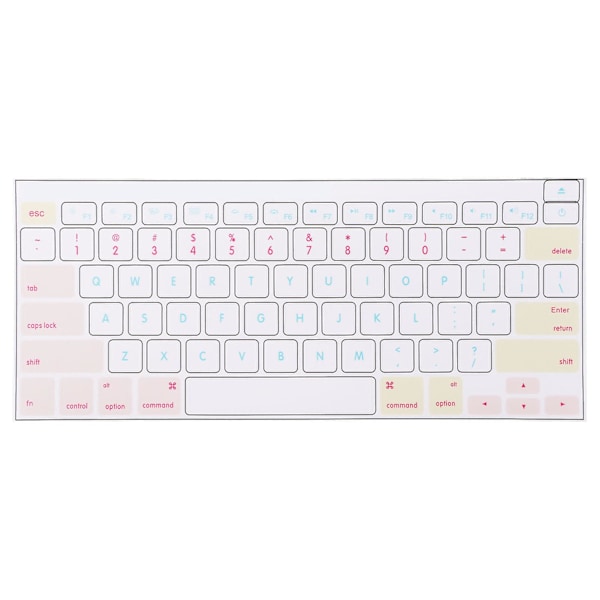 Tangentbordsdekaler Ersättning PVC Dammtäta Skrivbordstangentbordsdekaler för IOS A1466 A1278 A1298