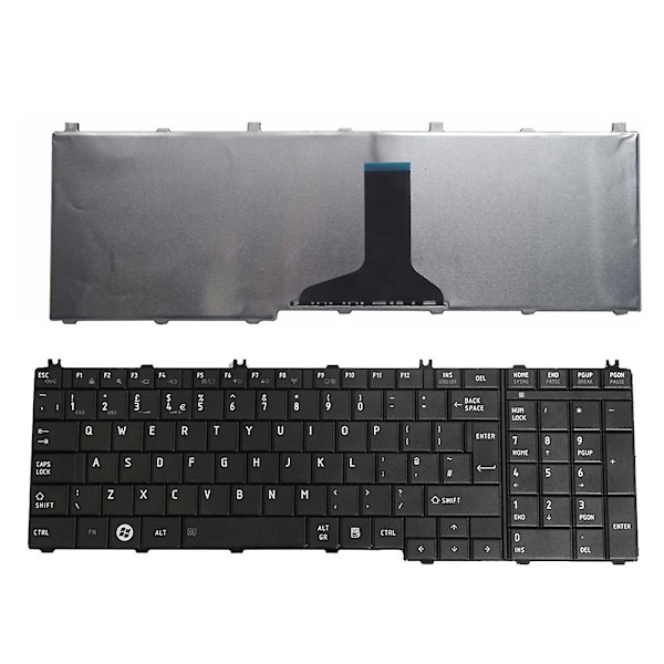 Udskiftningsengelsk Tastatur til Toshiba C650 L650D L660 L655 L650 C655 Laptop