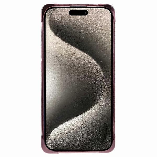 För iPhone 14 Plus Fodral Kortplats Galvanisering TPU Telefonfodral
