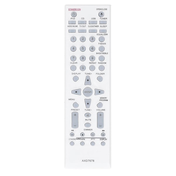 Bærbar AXD7678 Fjernkontroll Erstatning Passer for Pioneer o Spiller