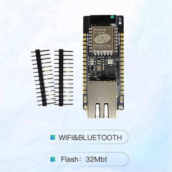 Eth01- Sisäinen Esp32-c3-kehityskortti Ethernet-Wi-Fi-yhteydellä Bluetooth 3-in-1 Iot Gateway kätevä