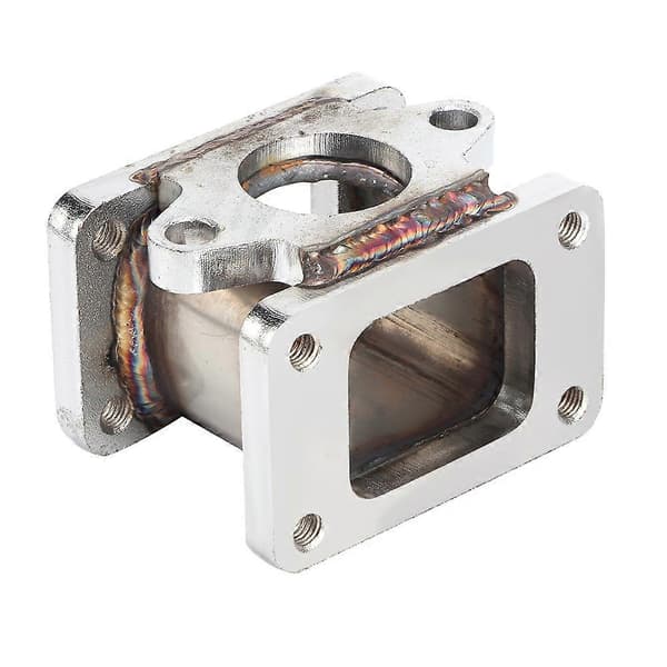 T25 til T25 T2 til T2 Eksosadapter i rustfritt stål Ekstern Wastegate Flens