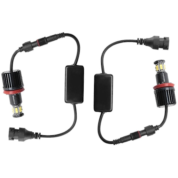1 Par 120w 12led Bil Angel Eye Marker Frontlykter Pærer Lamper For E82 E90 E92 E60 E61 E63 E89 X6 H8
