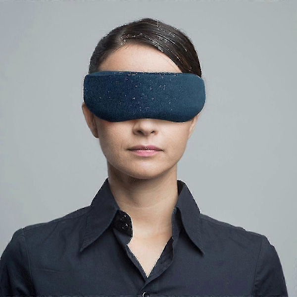 Skygge Øjenmaske 3D Memory Foam Sovemaske Flyvemaske Frokostpause