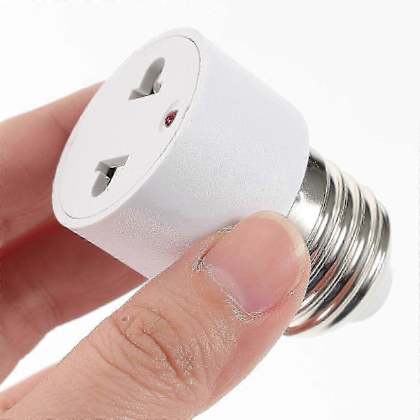 2 stk. Lysfatning til stikadapter E27 fatning til 2-benet lysfatningsudtag
