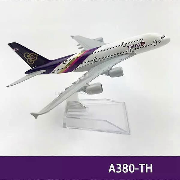 6 tommer 15 CM A380 A350 A330 A320 Concorde Støbt Flymodel Til Gaveindsamling A380 TH