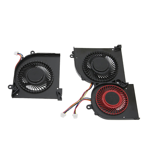 CPU GPU Kylfläkt 4 Pin Bra Värmeavledning Laptop Kylfläkt för MSI Gs65 MS 16Q2 för 16q2 Cpu Cw för 16q2 Gpu Cw CPU+GPU