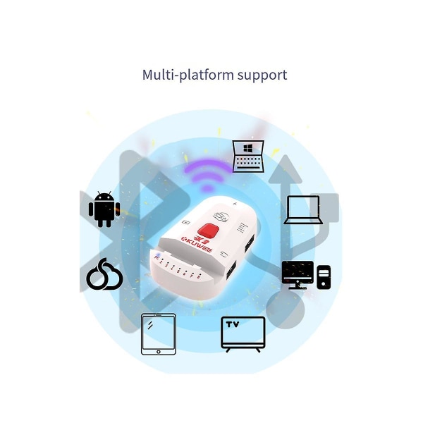 X2 Bluetooth USB 5.1 Konverter Trådløs Tastatur & Mus Til Hub Adapter Understøtter 8 Enheder Til T