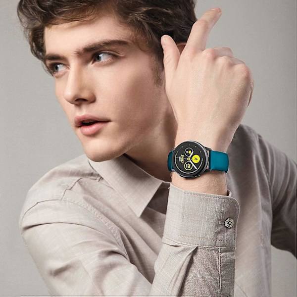 Armband Kompatibla med Samsung Galaxy Watch 4 armband 40mm/44mm och Samsung Active 2 Armband 40mm/44mm, 20mm Silikonarmband för Galaxy Watch 3 41mm/Gala