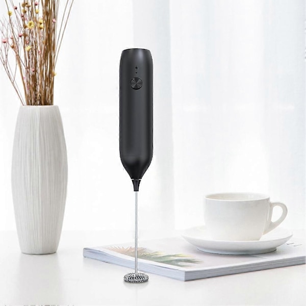 Håndholdt Elektrisk USB Oppladbar Mini Skum Maker Drikke Mikser Visp Rører for Kaffe Latte Matcha