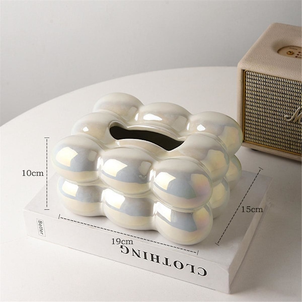 Boble Design Papirserviet Beholder Papir Dispenser Til Badeværelse Spisebord Stilfuld Serviet Organizer Dekorativ Serviet, B