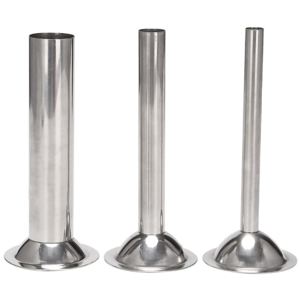 Stuffing Tubes,stainless Steel Funnels Attachment For Manual Sausage Stuffer, For Food Grinders (se