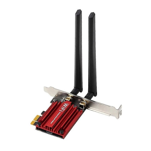 1800Mbps Wifi 6 MT7921 PCI Express Trådløs Adapter Bluetooth 5.2 Dobbelt Bånd 802.11AX/AC Wi-Fi Netværkskort Windows 10 11-B16