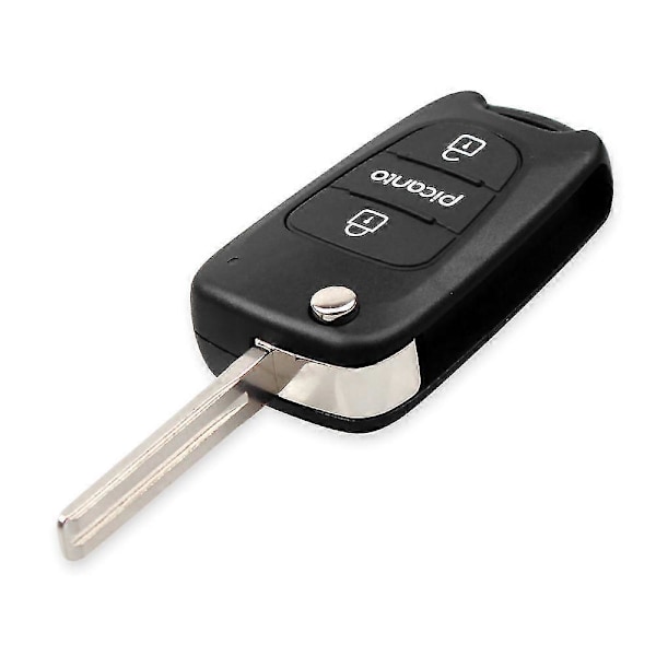 Flip Fjernkontroll Nøkkelhus Fob For Hyundai For Kia K2 K5 Picanto Bil 3 Knapper Sammenleggbare Nøkler Blankt Deksel Erstatning