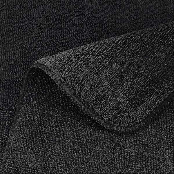 Jul Premium Mikrofiber Rengöringsduk, 30 X 30 Cm (12-pack) (svart)