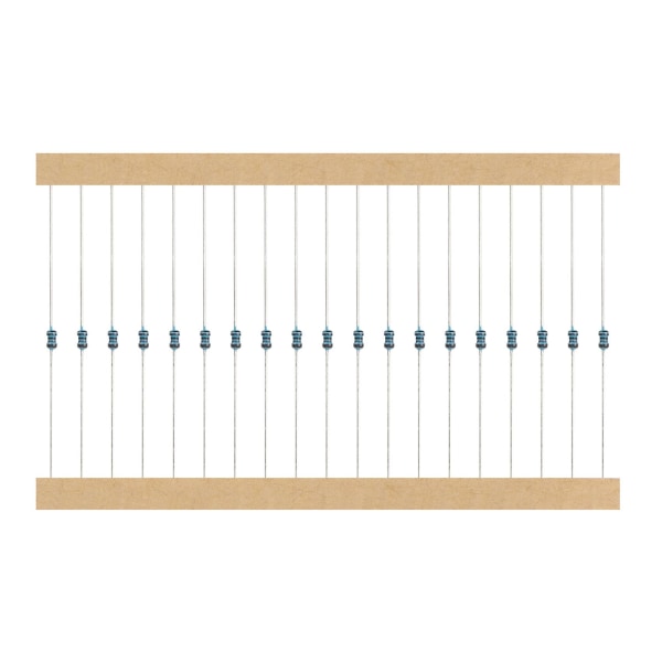 2600 stk 130 Værdier 1/8w 0,125w 1% Metal Film Modstande Assorteret Pak Sæt Modstande Assorteringssæt