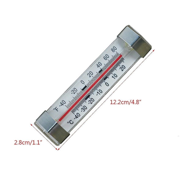 Industrielt kjøleskap/fryser-termometer, sikre temperaturindikasjoner måleområder -40-27/-40-80 F