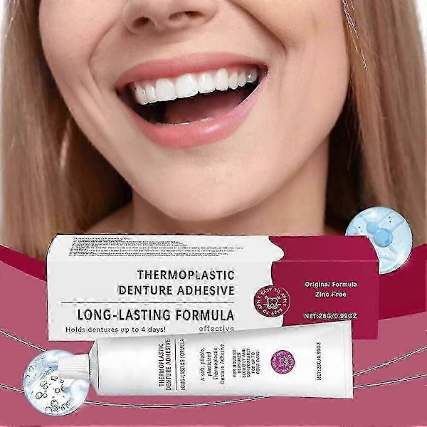 Cushion Grip Termoplastiskt Tandproteslim/Mjukt Foder 1oz 28gZZ10