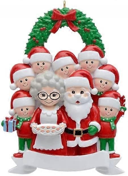 Personaliserede julepynt snemandsfamilie julepynt