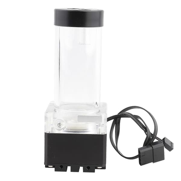 800L/H Computer Pumpe 4 Meter Pumpehøjde Hurtig Varmeafledning Computer Vandpumpe ? 17 cm Sort YEMMA