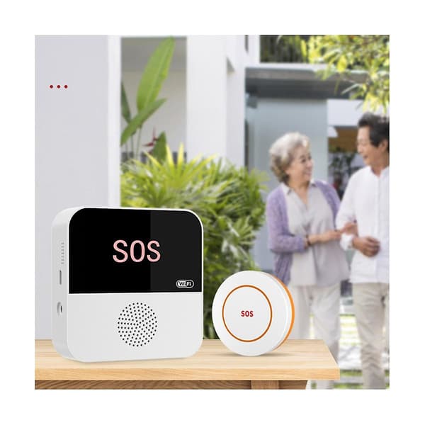 Trådløs WiFi Eldreomsorgssøker SOS-knappe Nødsituasjon SOS-varslingsystem for eldre pasienter